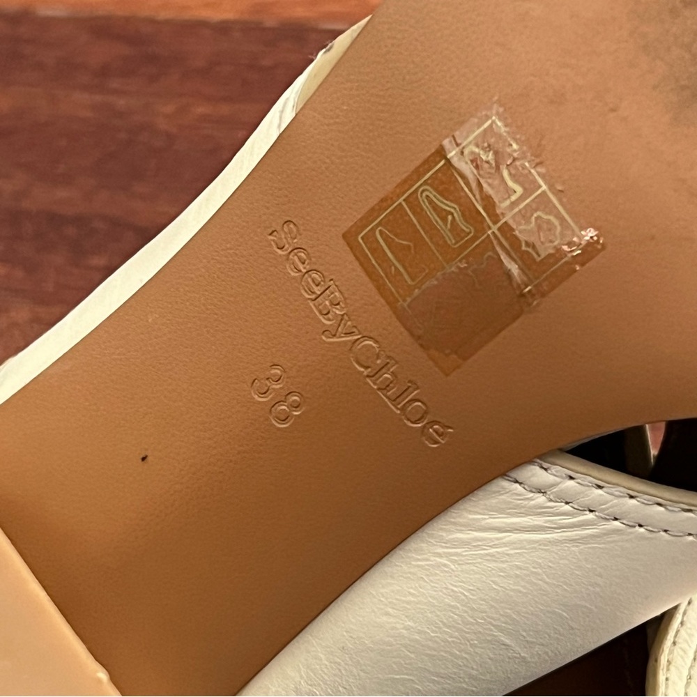 See By Chloé Studded Leather Sandals EU38 US7 ($395) - Picture 8 of 8